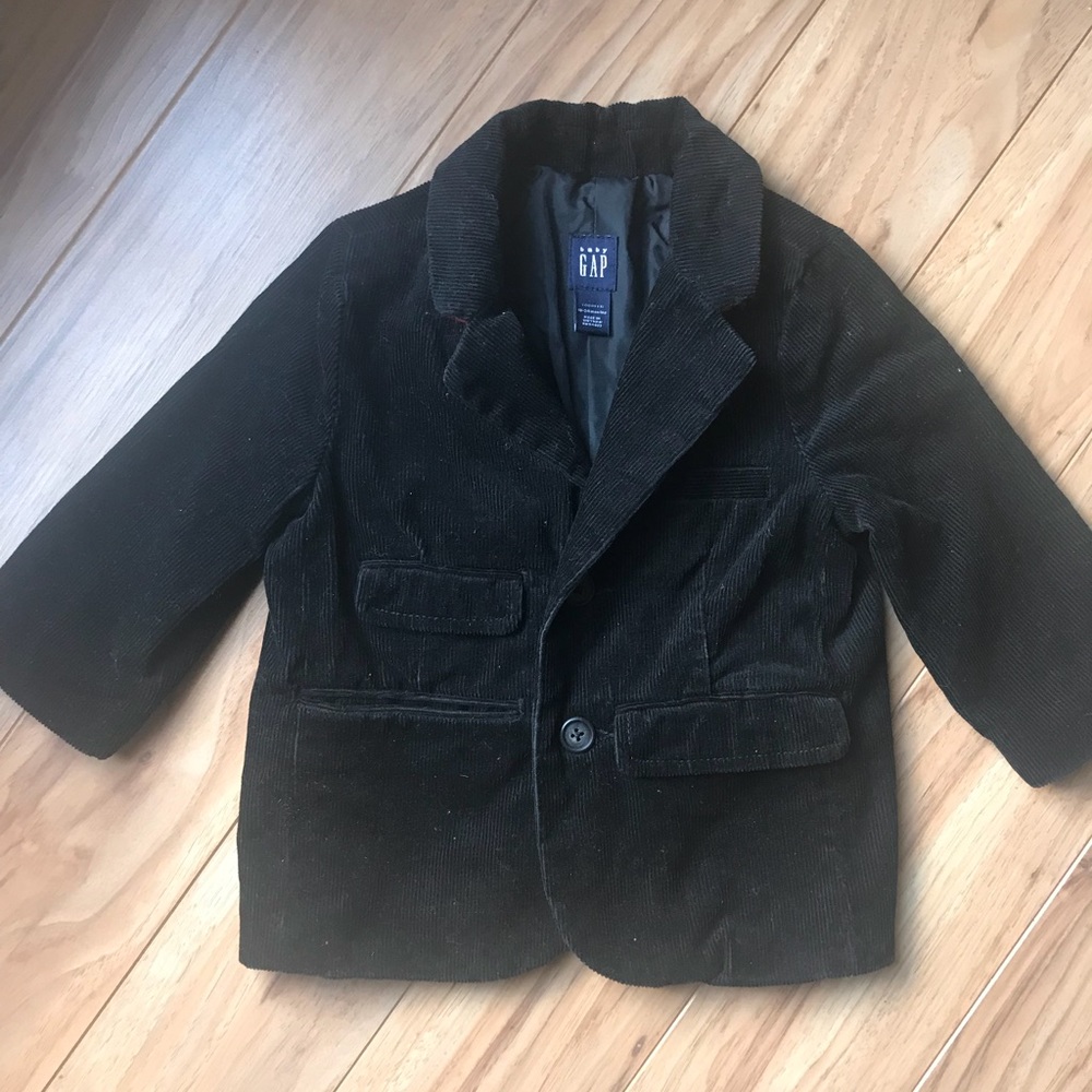 BABY GAP black corduroy blazer